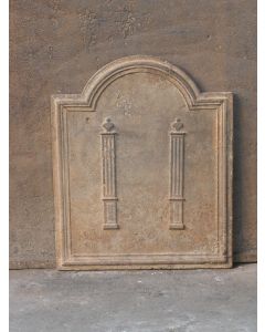 Plaque de Cheminée 'Colonnes de Liberté'