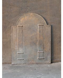 Plaque de Cheminée 'Colonnes de Liberté'