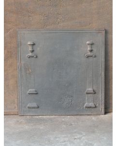Plaque de Cheminée 'Colonnes de Liberté'
