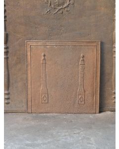 Plaque de Cheminée 'Colonnes de Liberté'