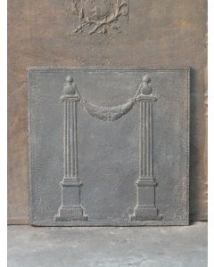 Plaque de Cheminée 'Colonnes de Liberté'