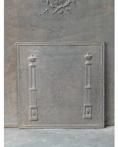 Plaque de Cheminée 'Colonnes de Liberté'