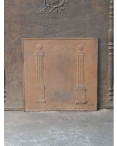 Plaque de Cheminée 'Colonnes de Liberté'
