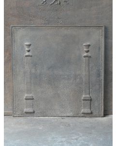 Plaque de Cheminée 'Colonnes de Liberté'