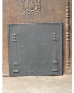 Plaque de Cheminée 'Colonnes de Liberté'