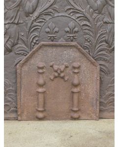 Plaque de Cheminée 'Croix de Saint André'