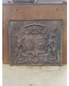 Plaque de Cheminée Héraldique