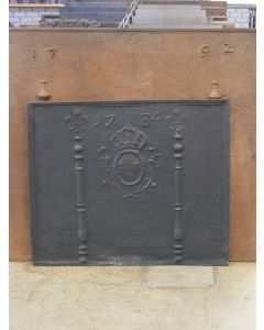 Plaque de Cheminée 'Armes de France'