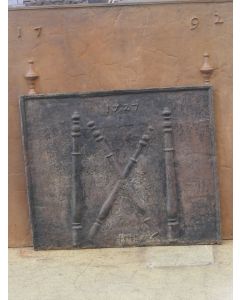 Plaque de Cheminée 'Croix de Saint André'