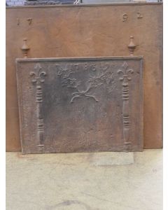 Plaque en Fonte Louis XV