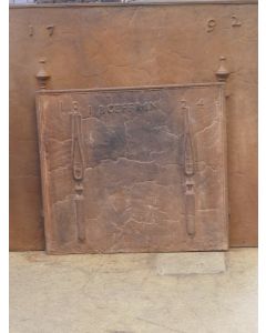 Plaque Fonte Néoclassique