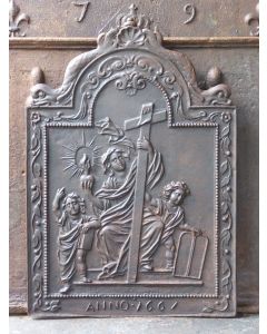 Plaque de Cheminée 'La Foi'