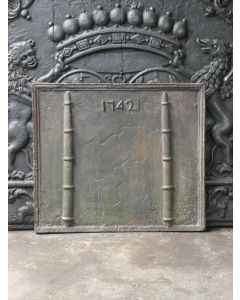 Plaque de Cheminée 'Colonnes d'Hercule'