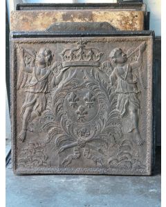 Plaque de Cheminée 'Armes de France'
