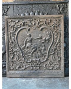 Plaque en Fonte Louis XV