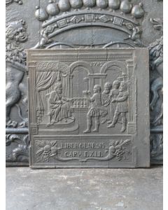Plaque de Cheminée 'Thème Religieux'