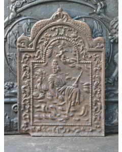 Plaque de Cheminée 'Femme avec Cupidon'
