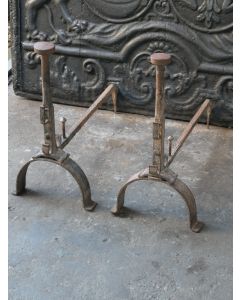 Chenets Louis XV