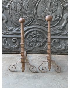 Chenets Louis XV