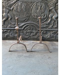 Chenets Louis XV