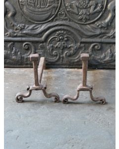 Chenets Louis XV