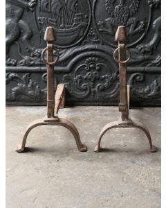 Chenets Louis XV