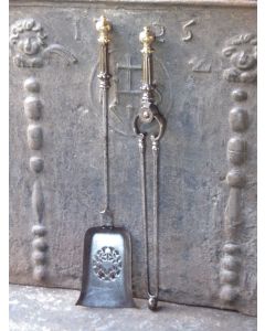 Grand Ancien Serviteur Cheminée Anglais