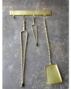 Ancien Serviteur Cheminée Néerlandais