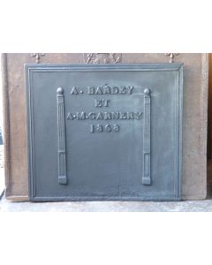 Plaque de Cheminée 'Colonnes de Liberté'