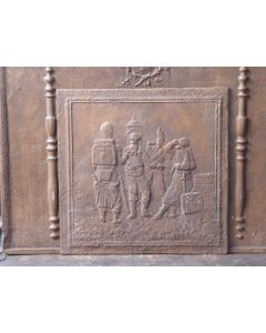 Plaque de Cheminée 'Soldats'