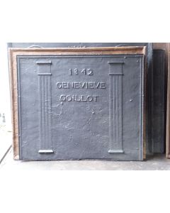 Plaque Fonte Néoclassique