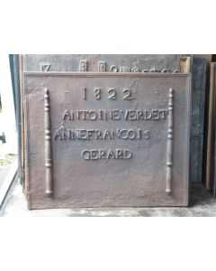 Plaque de Cheminée 'Mariage'