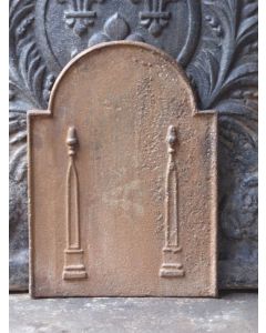 Plaque de Cheminée 'Colonnes de Liberté'