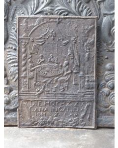 Plaque de Cheminée 'Thème Religieux'
