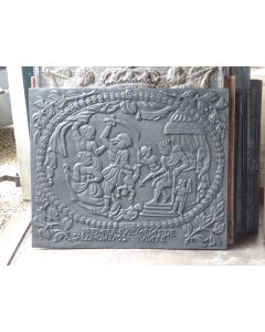 Plaque de Cheminée 'Jugement de Solomon'