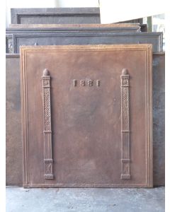 Plaque de Cheminée 'Année'