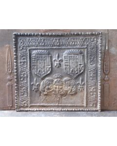 Plaque de Cheminée 'Armes de Lorraine'