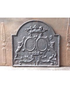 Plaque de Cheminée Héraldique