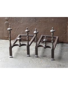 Anciens Chenets Fer Forgé