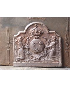 Plaque de Cheminée 'Armes de France'