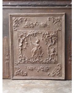 Grande Plaque Cheminée Ancienne