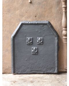 Plaque de Cheminée 'Fleurs de Lys'