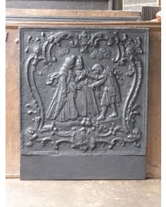 Plaque en Fonte Louis XV