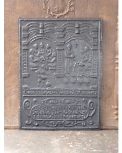 Plaque de Cheminée 'Thème Religieux'