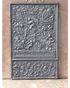 Plaque de Cheminée 'Scène Rurale'