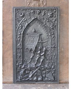 Plaque de Cheminée avec Blason