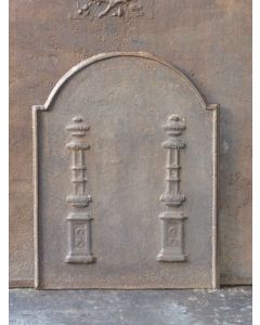 Plaque de Cheminée 'Colonnes de Liberté'