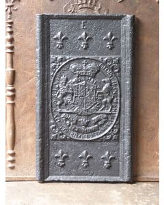 Plaque de Fonte avec Blason
