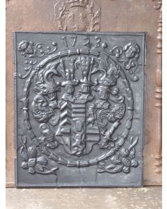 Plaque de Fonte avec Blason