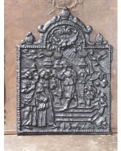 Plaque de Cheminée 'Thème Religieux'